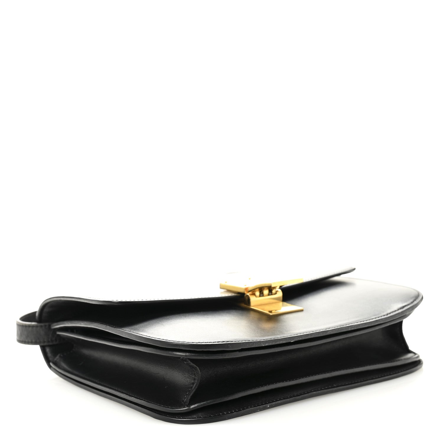 Celine Box Calfskin Medium Classic Box Flap Bag Black 4 of 12