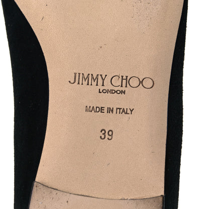 Jimmy Choo Suede Romy Flats 39 Black 6 of 9