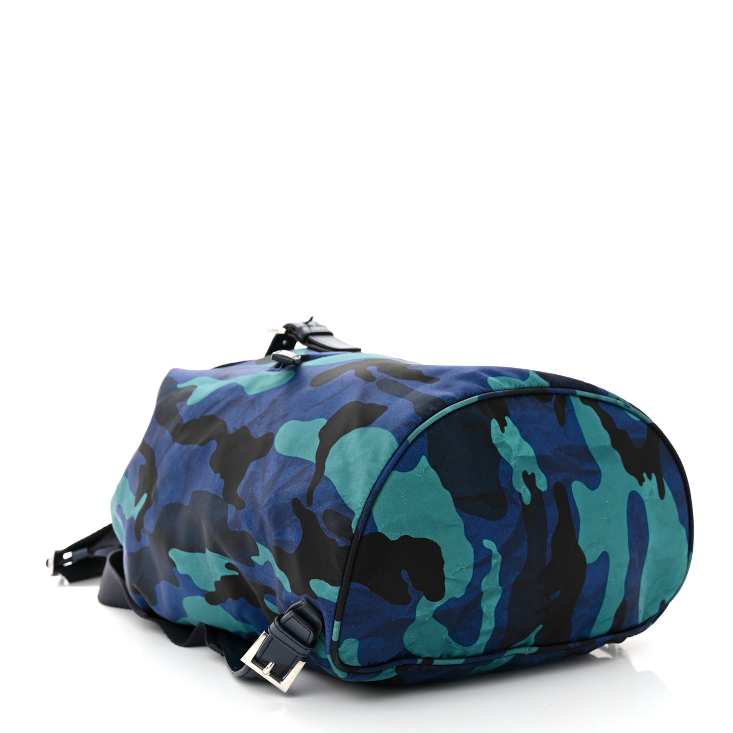 Tessuto Nylon Camouflage Print Backpack Royal