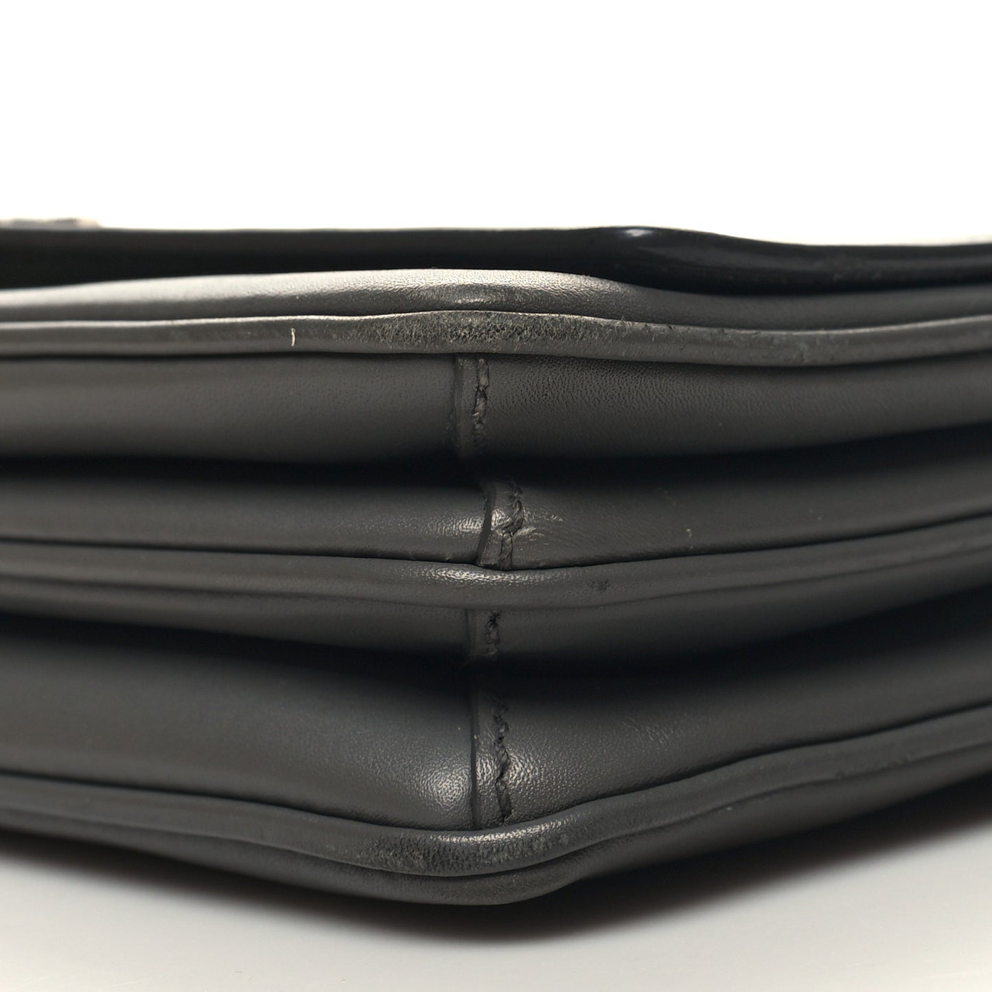 City Calfskin Chain Shoulder Bag Marmo