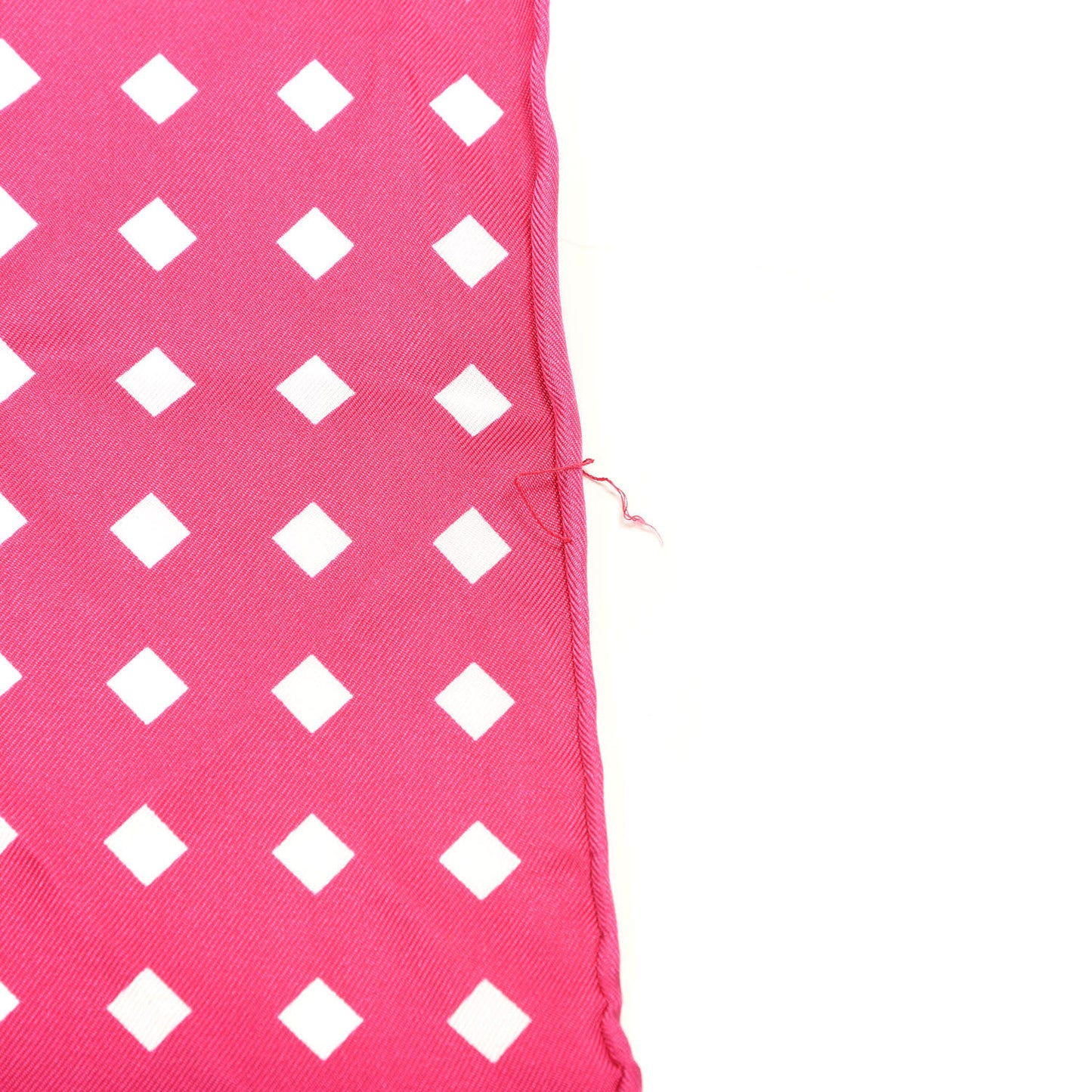 Silk La Promenade Du Matin Giant Pointe Triangle Scarf Rose Vif Jaune Vif Bleu