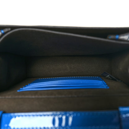 Fendi Vitello Vernice Mou Karligraphy Crossbody Bag Bluette 5 of 11