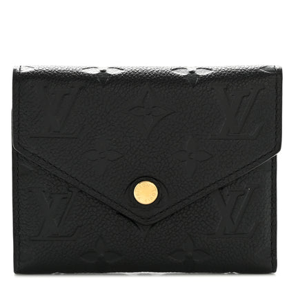 Louis Vuitton Empreinte Victorine Wallet Black 1 of 8