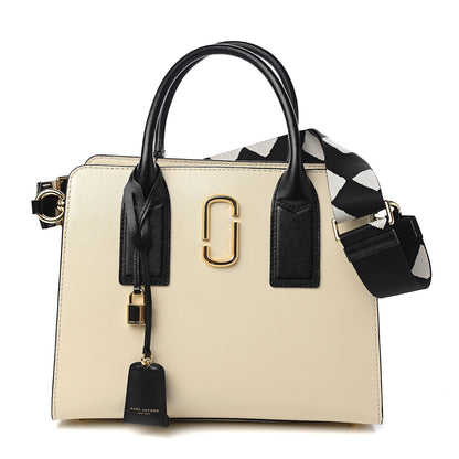 Marc Jacobs Saffiano Big Shot Tote Cloud White 1 of 8