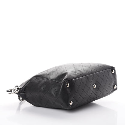 Chanel Caviar Stitched Medium CC Pocket Hobo Black 4 of 10