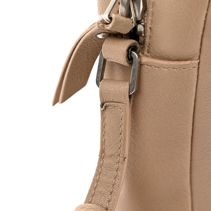 Saint Laurent Lambskin Monogram Small Lou Camera Bag Dark Beige 13 of 21