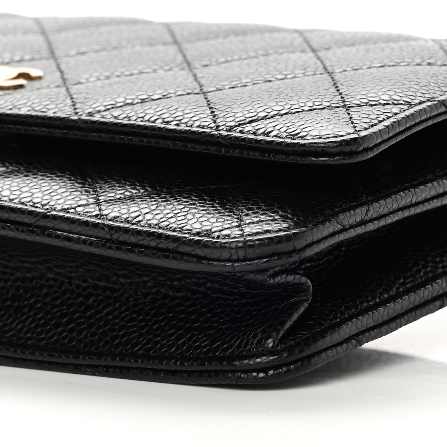 Chanel Caviar Quilted Wallet On Chain WOC Black 11 of 13