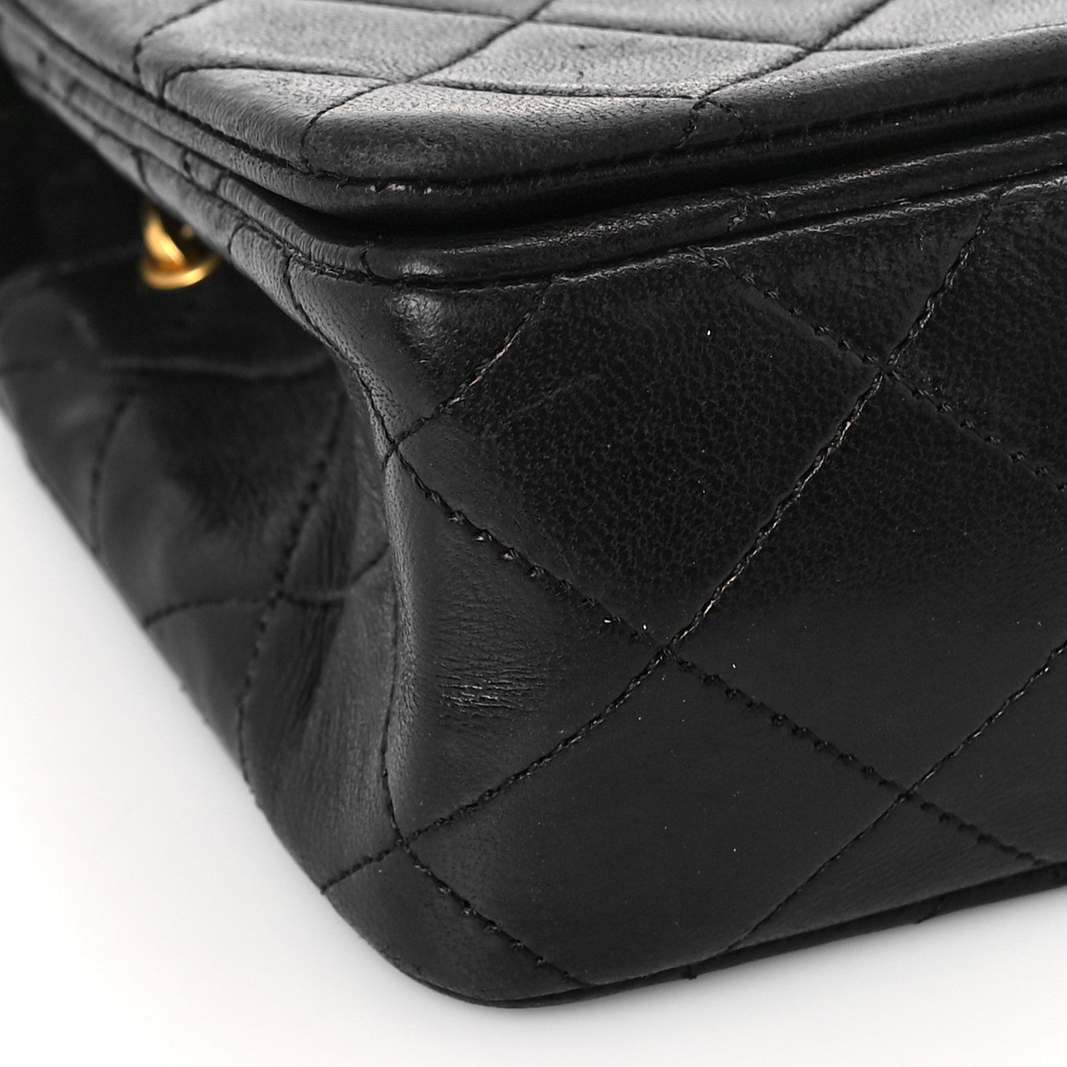 Chanel Lambskin Quilted Small Single Flap Bag Black 8 of 14