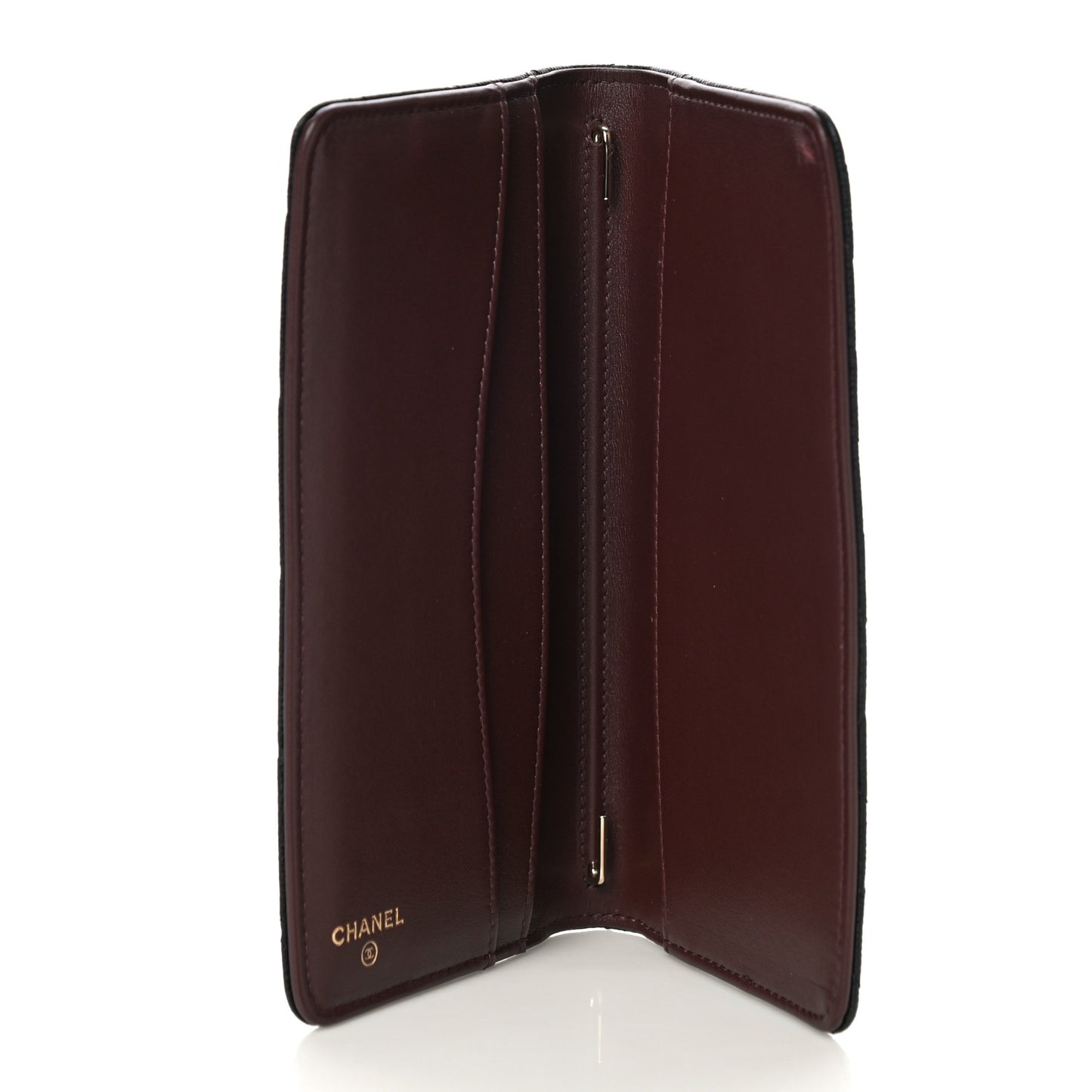 Caviar Quilted Medium Agenda Cover Black