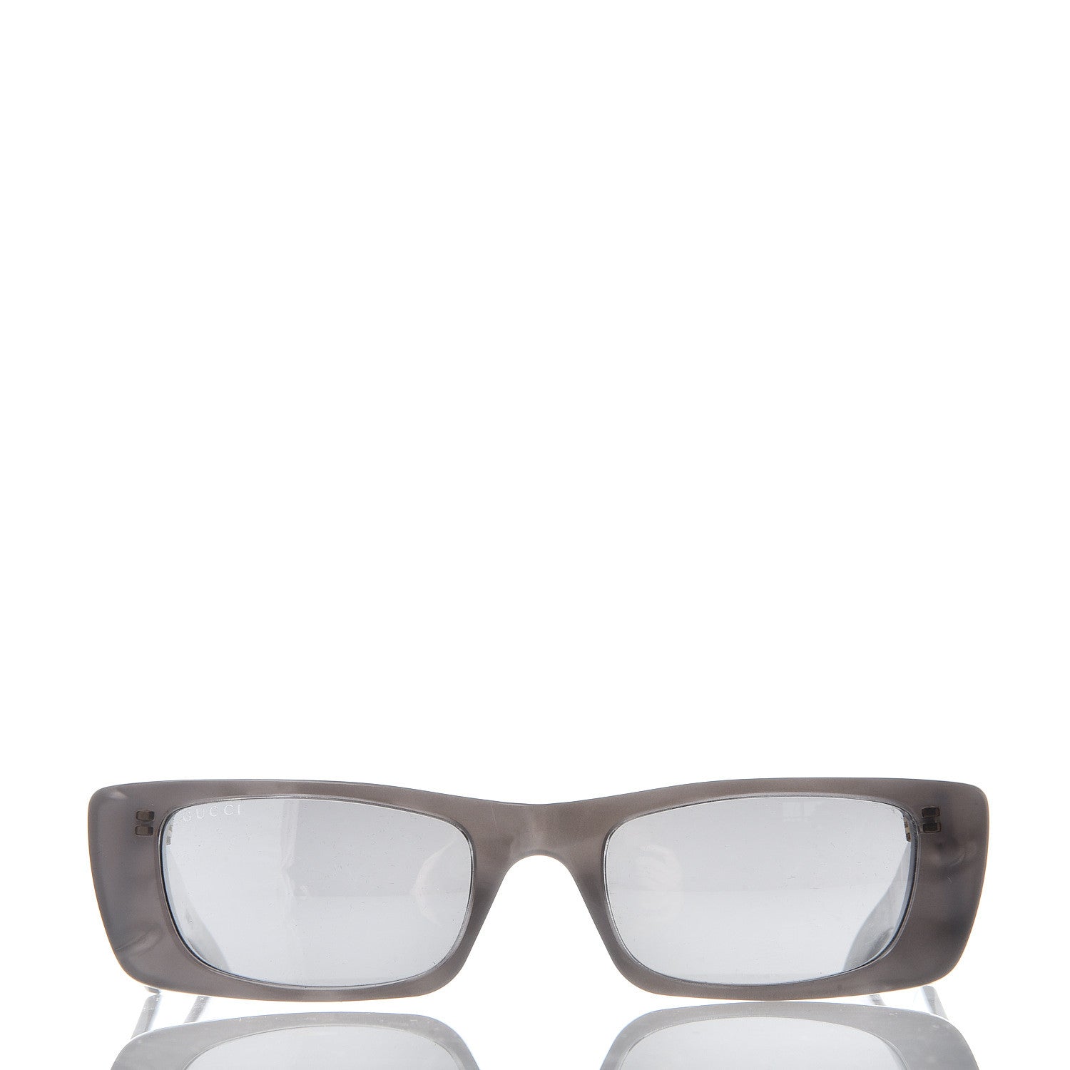 Gucci Acetate Rectangular GG0516S Sunglasses Grey Gold 2 of 7