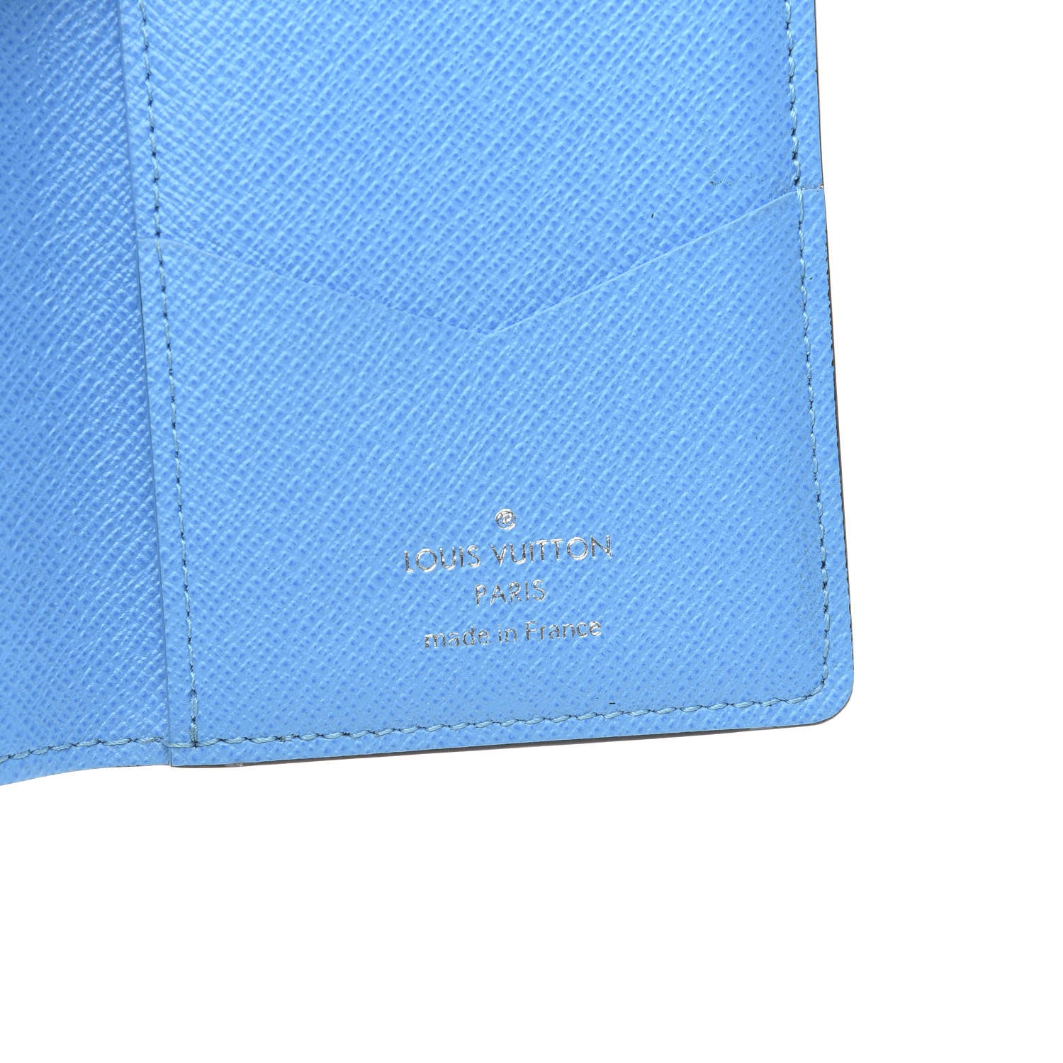 Louis Vuitton Taigarama Pocket Organizer NM Blue Lagoon 6 of 7