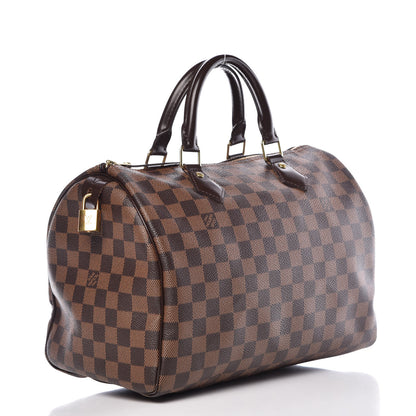 Louis Vuitton Damier Ebene Speedy 30 3 of 14