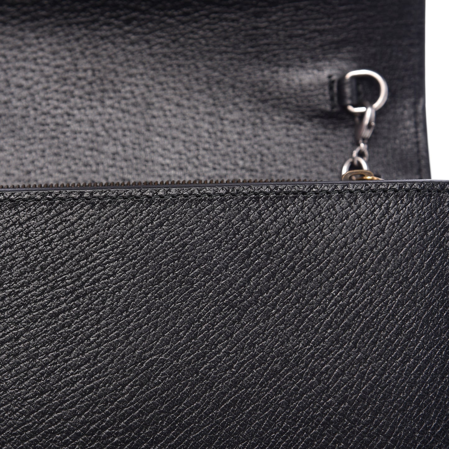 Calfskin Web Mini Dionysus Chain Wallet Black