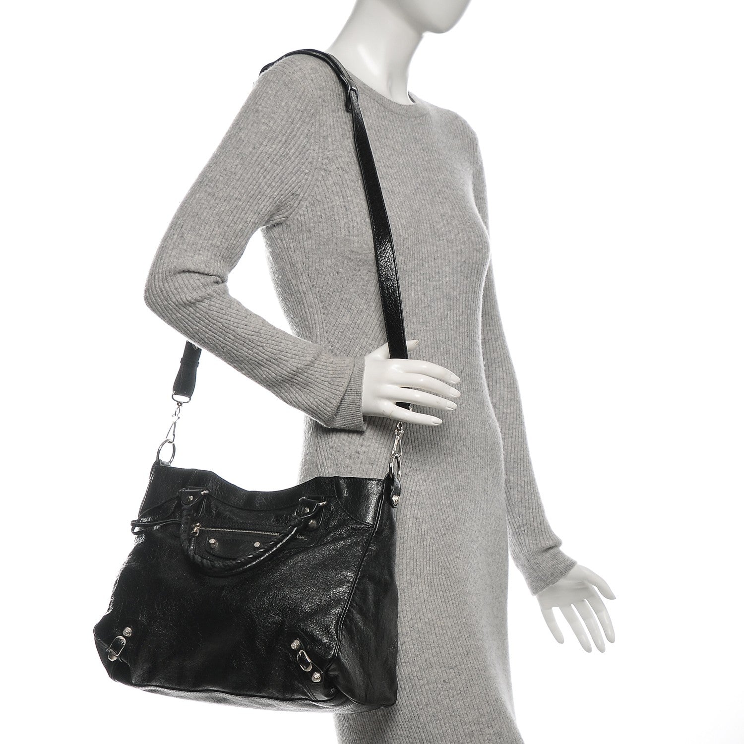 Balenciaga Agneau Giant 12 Silver Hardware Velo Black 2 of 7