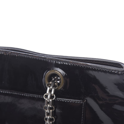 Chanel Patent Mademoiselle Tote Brown 11 of 11