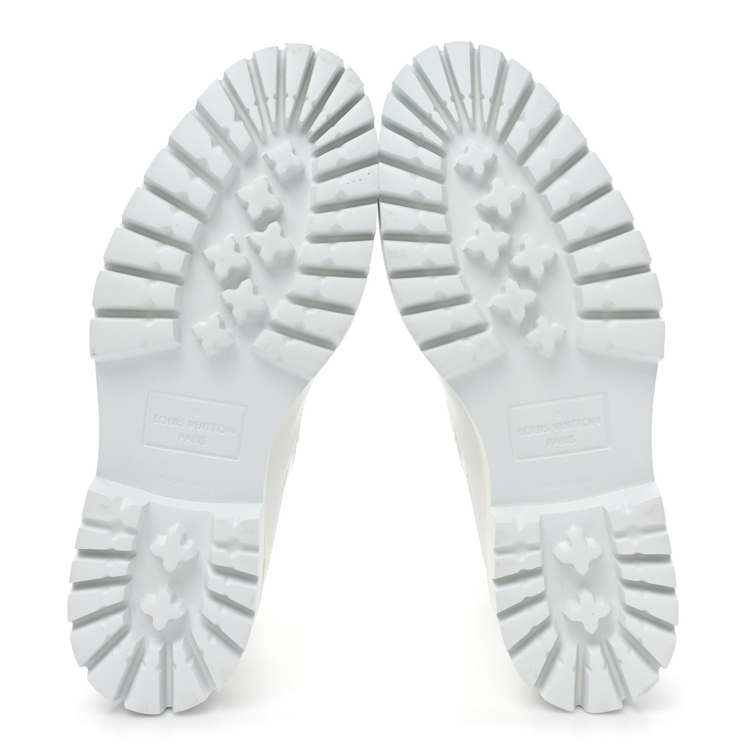 Louis Vuitton Rubber Monogram Embossed Neoprene Mens Landscape Ankle Boots 36.5 White 5 of 8