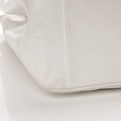 Chanel Caviar Quilted Grand Shopping Tote GST White 15 of 19