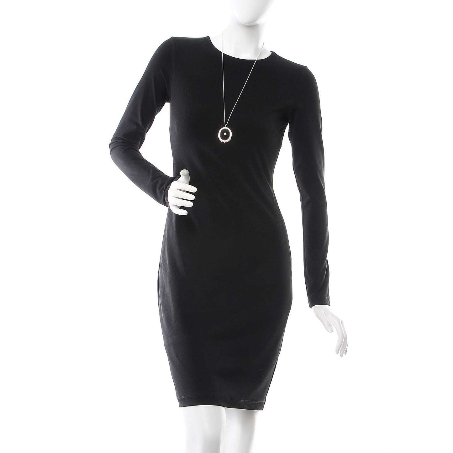 Sterling Silver Onyx Ziegfeld Oval Pendant Necklace