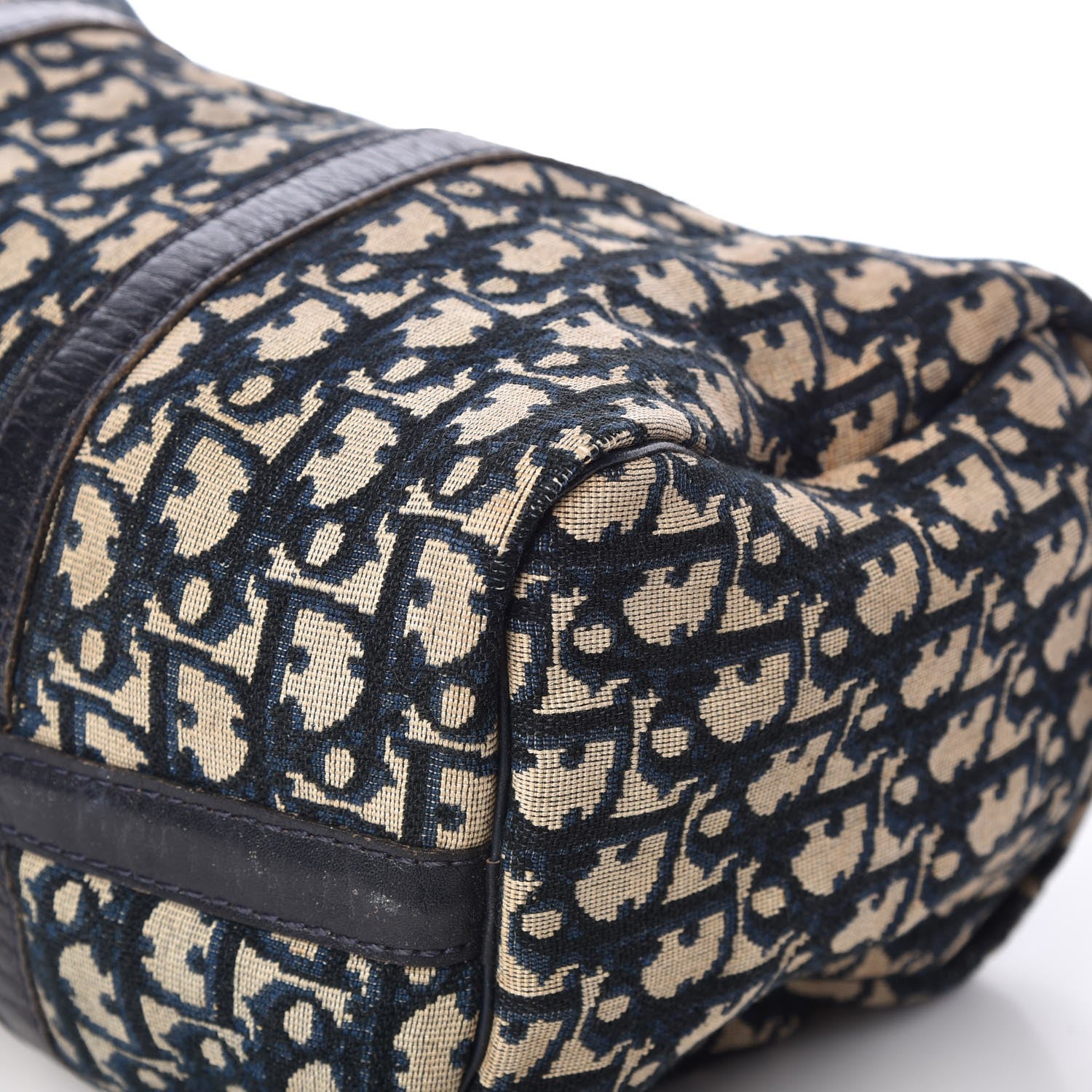 Christian Dior Monogram Boston Navy Blue 26 of 44