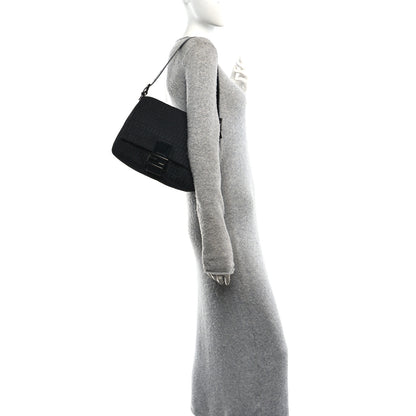 Fendi Zucchino Mama Baguette Black 3 of 23