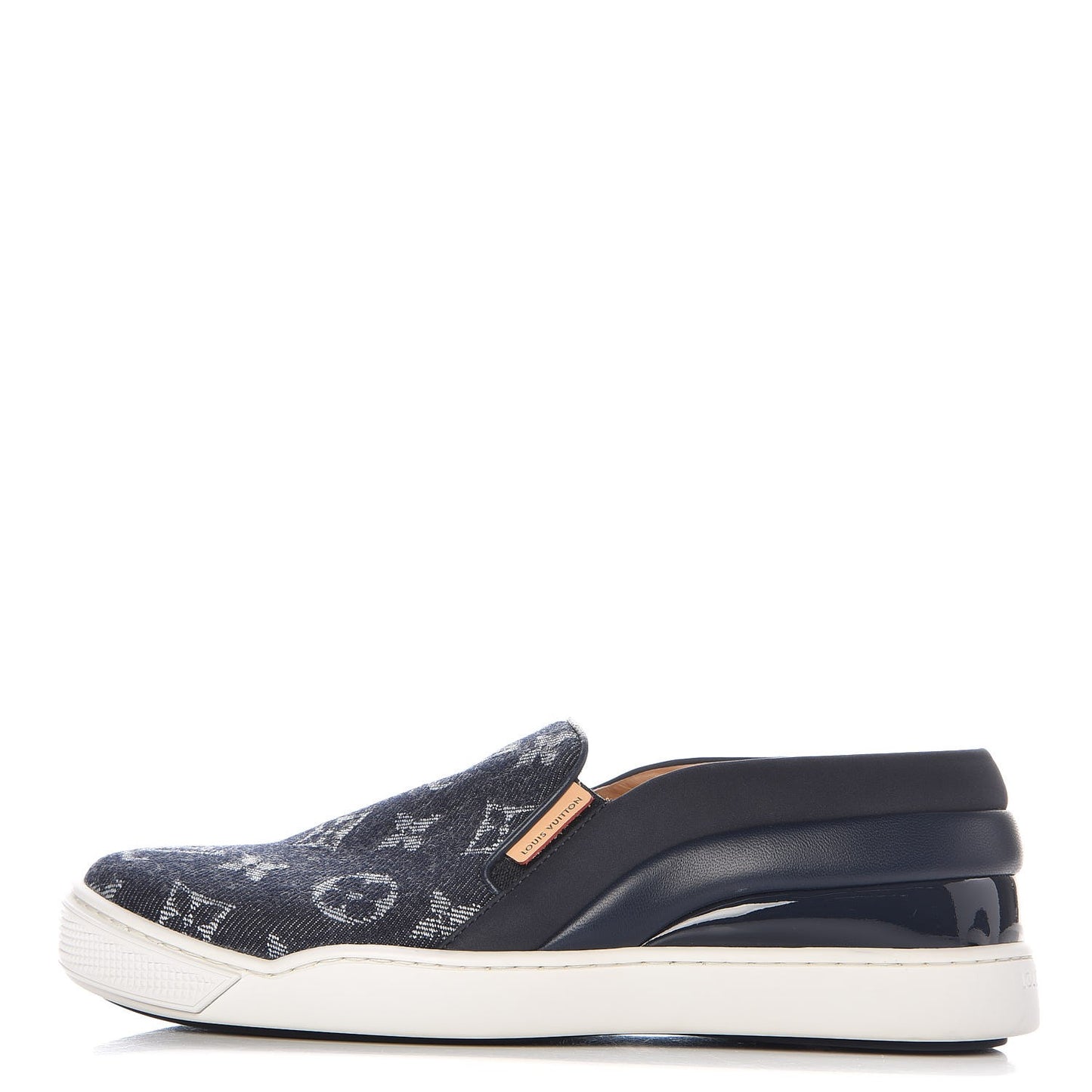 Denim Monogram Tempo Sneakers 35.5 Blue