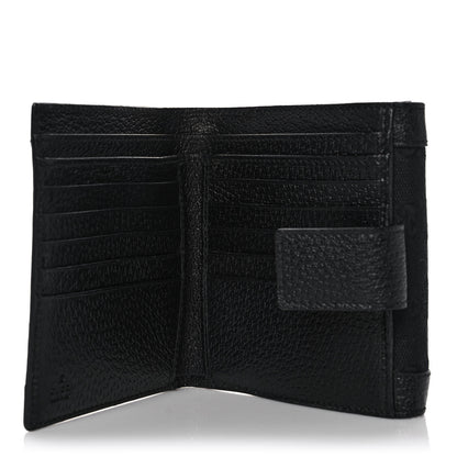 Gucci Monogram Charmy French Flap Wallet Black 5 of 10