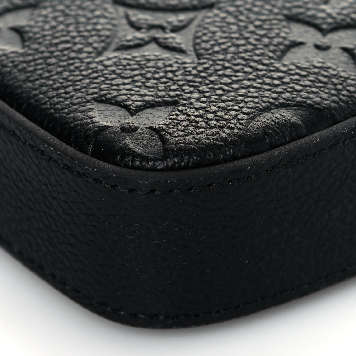 Louis Vuitton Empreinte Pochette Felicie Chain Wallet Black 10 of 12