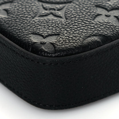 Louis Vuitton Empreinte Pochette Felicie Chain Wallet Black 10 of 12