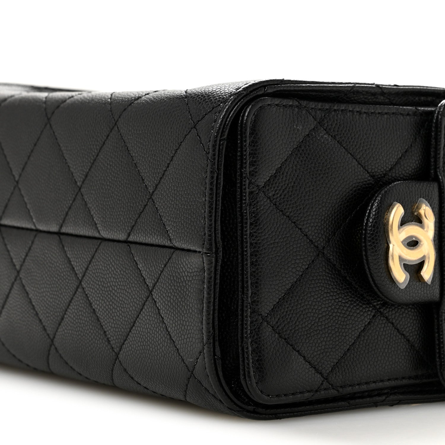 Chanel Caviar Quilted Mini Chanel 25 Handbag Black 10 of 11