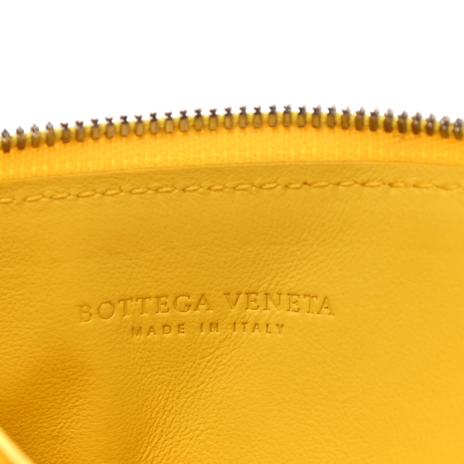 Bottega Veneta Nappa Maxi Intrecciato Coin Purse Yellow 6 of 9