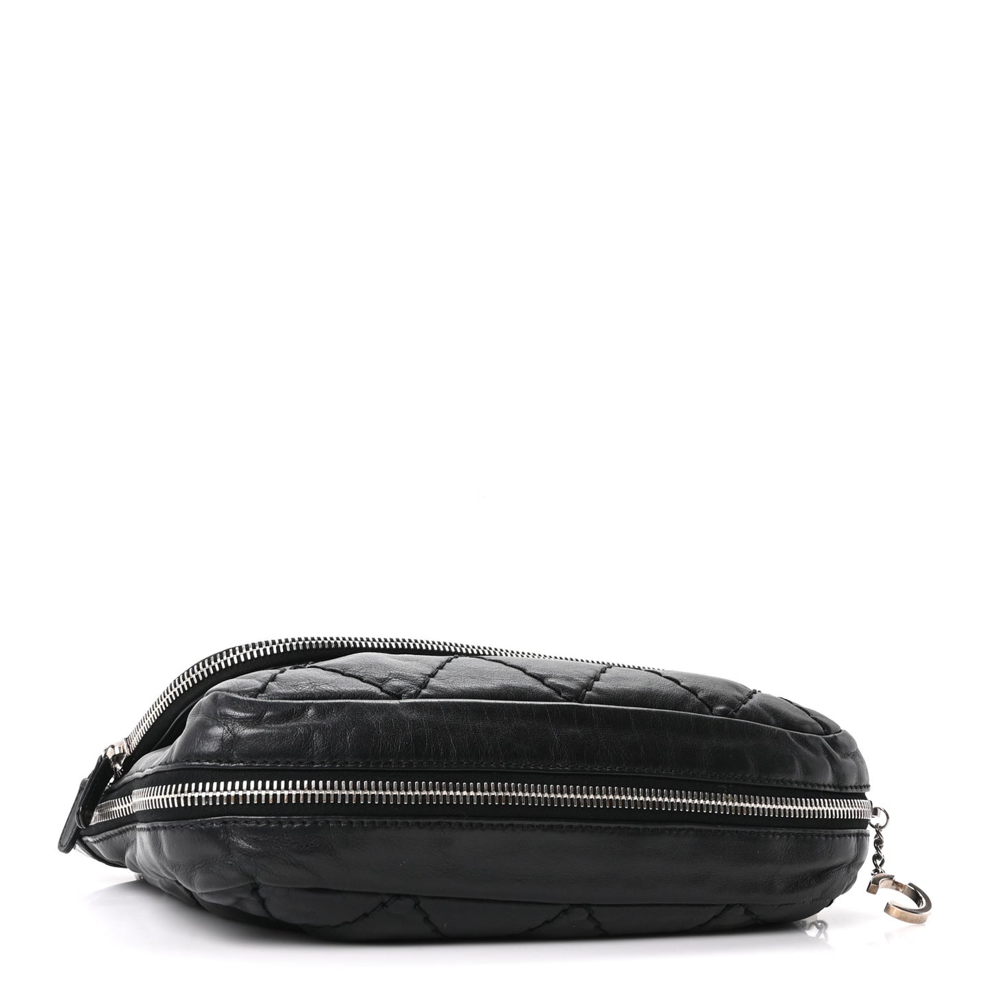 Calfskin Expandable Flap Black