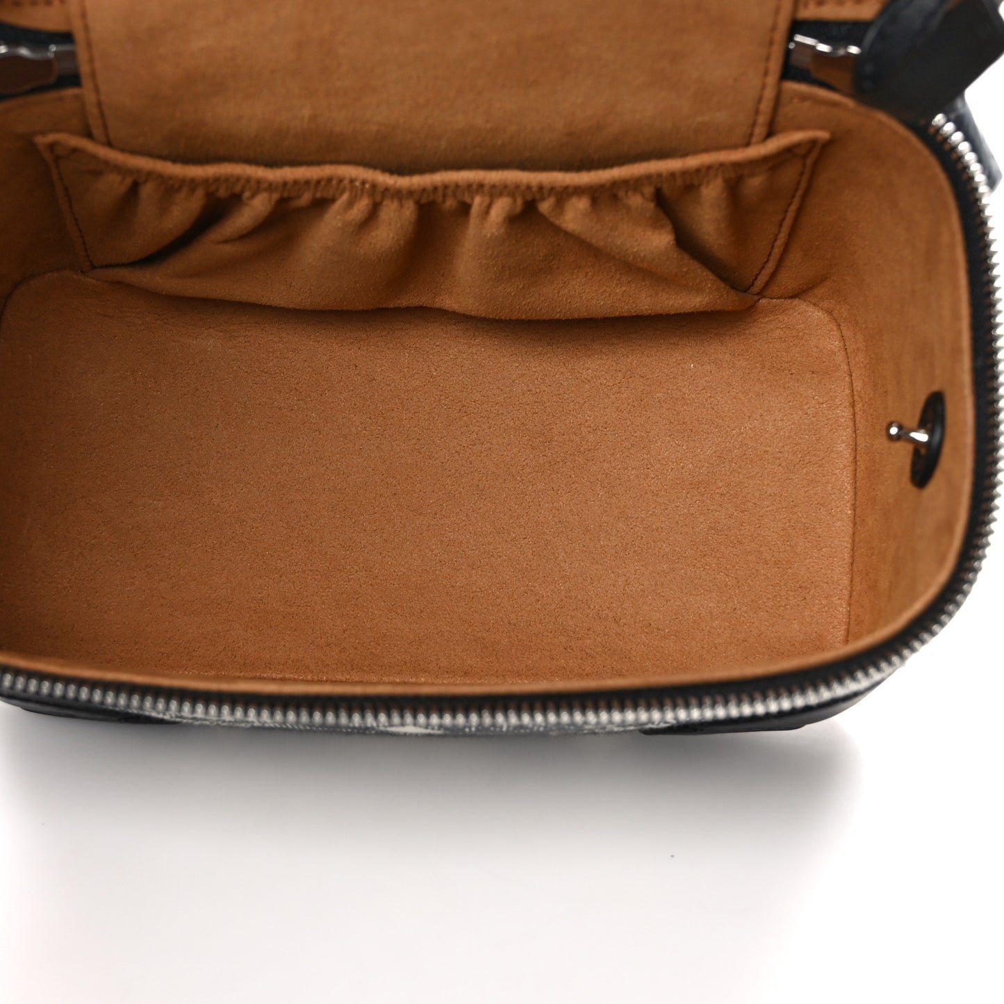 Vintage Jacquard Monogram Rockstar Small Vanity Crossbody Bag Grey