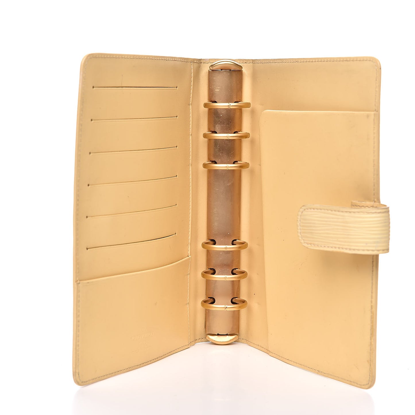 Epi Medium Ring Agenda Cover Vanilla