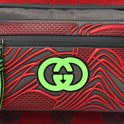 Gucci Jersey GG Monogram All Over Sporty Belt Bag Red Multicolor 8 of 10