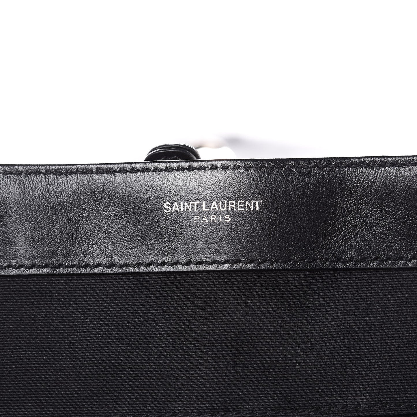 Calfskin Y Quilted Monogram Medium Loulou Backpack Black