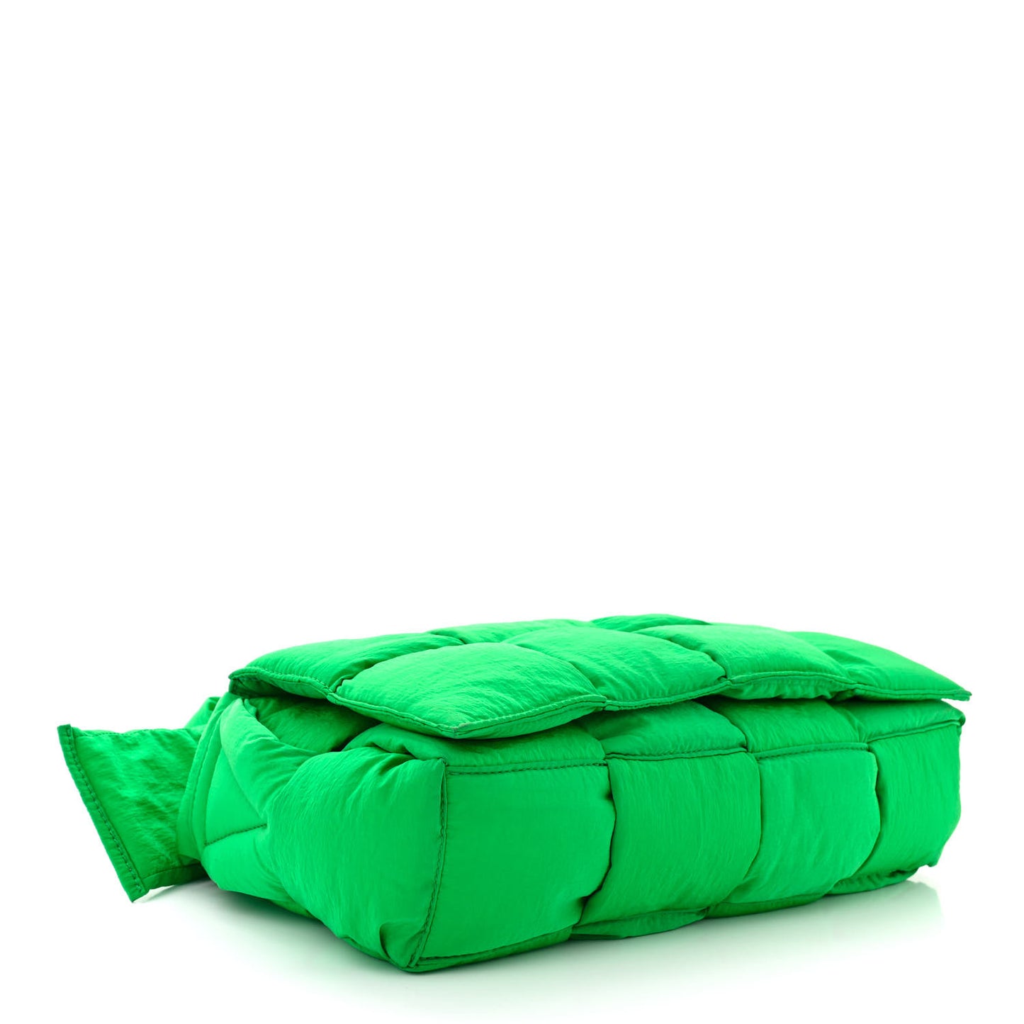 Nylon Intrecciato Padded Tech Cassette Bag Parakeet