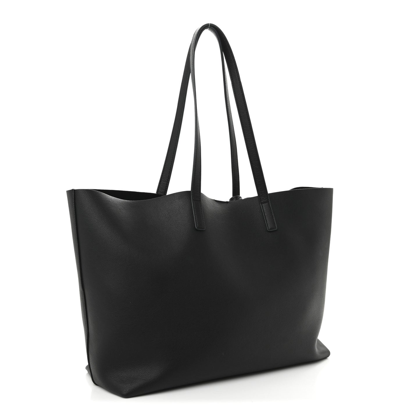 Calfskin Large Shopping Tote Black