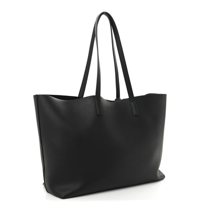 Saint Laurent Calfskin Large Shopping Tote Black 4 of 9