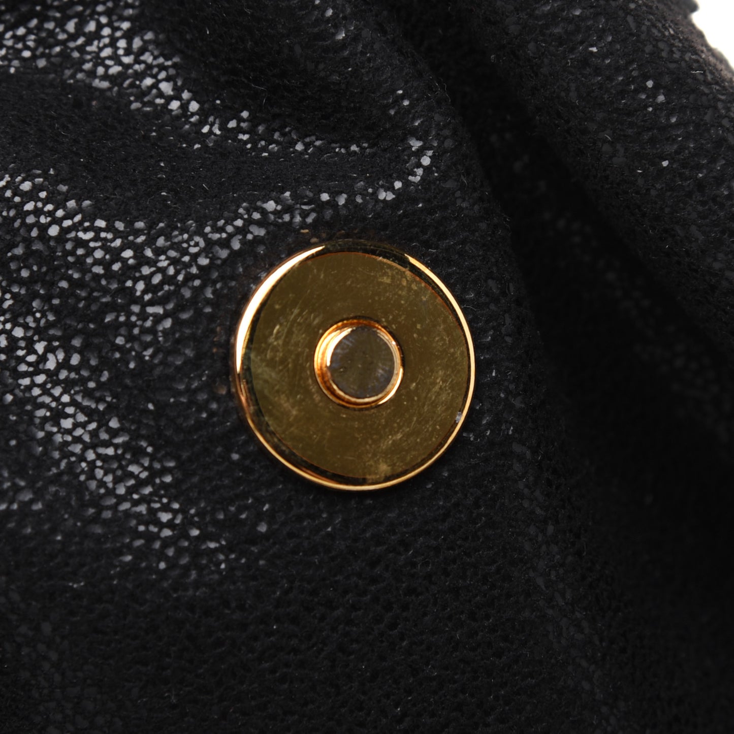 Shaggy Deer Falabella Fold Over Tote Black