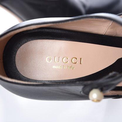Gucci Malaga Kid Lesley Mary Jane Pumps 39 Black 5 of 13