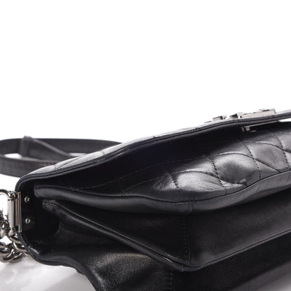 Chanel Lambskin Quilted Soft Boy Flap Black 8 of 11
