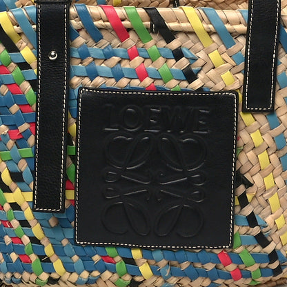 Loewe Raffia Basket Tote Bag Natural Multicolor 7 of 15