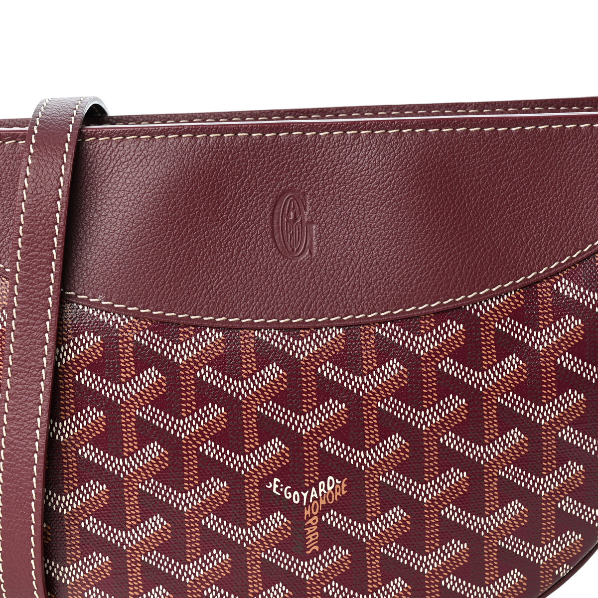 Goyardine Hirondelle Bag Burgundy