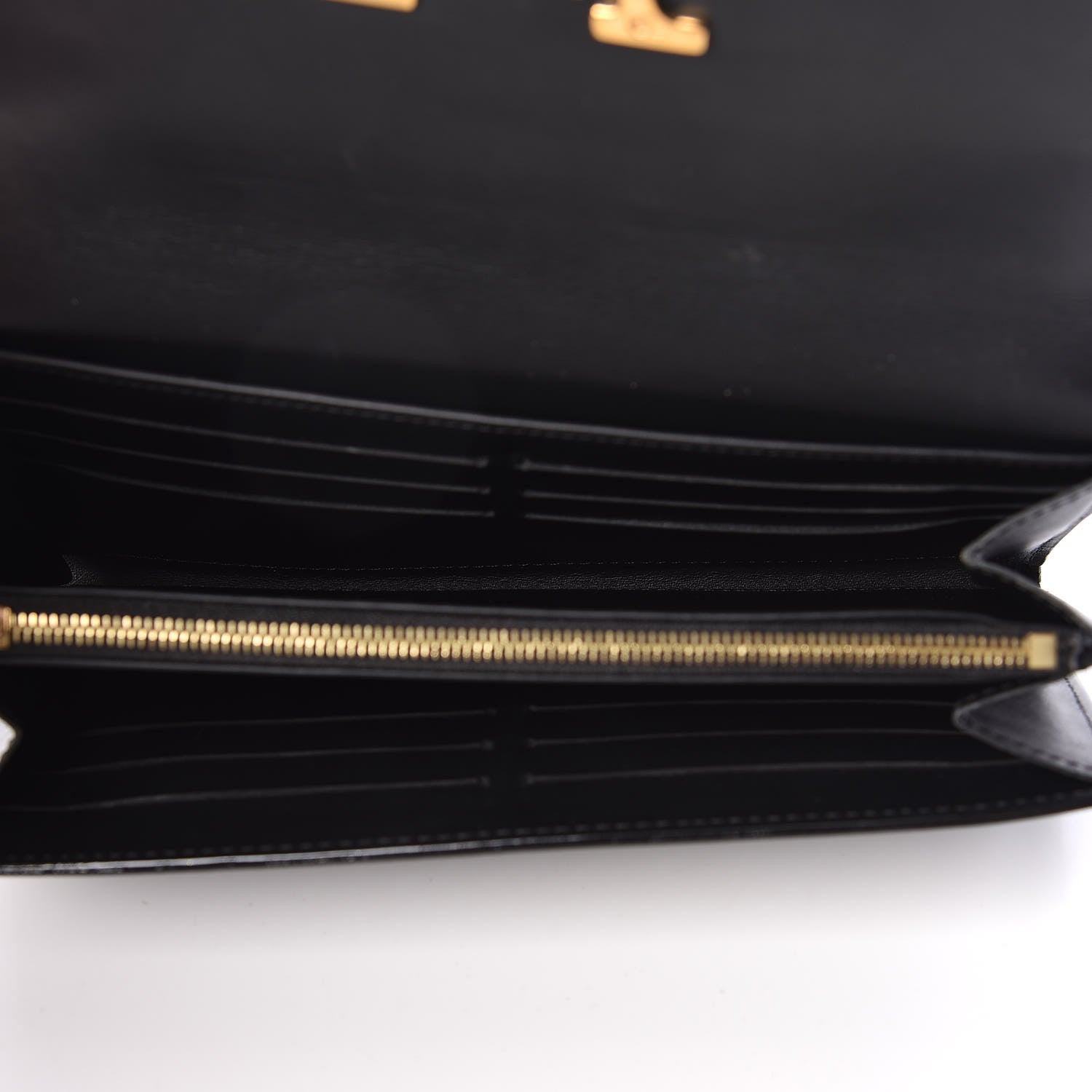 Louis Vuitton Patent Louise Wallet Black 5 of 7