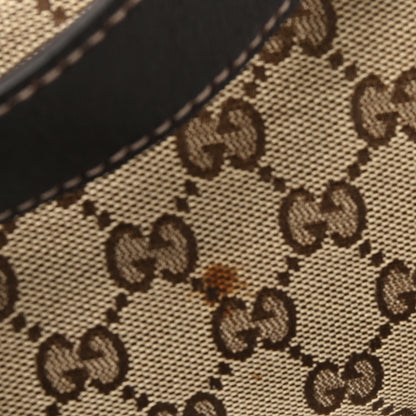 Gucci Monogram Medium Indy Top Handle Hobo Dark Brown 11 of 11