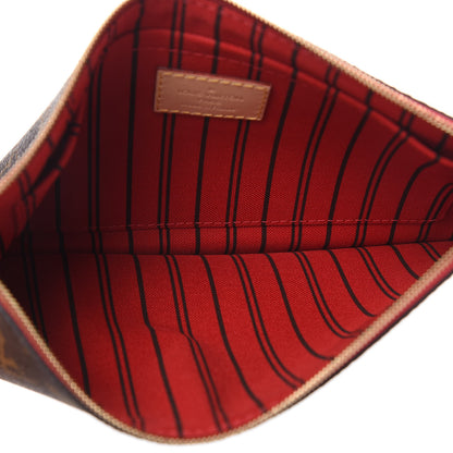 Louis Vuitton Monogram Neverfull MM GM Pochette Cherry 5 of 6