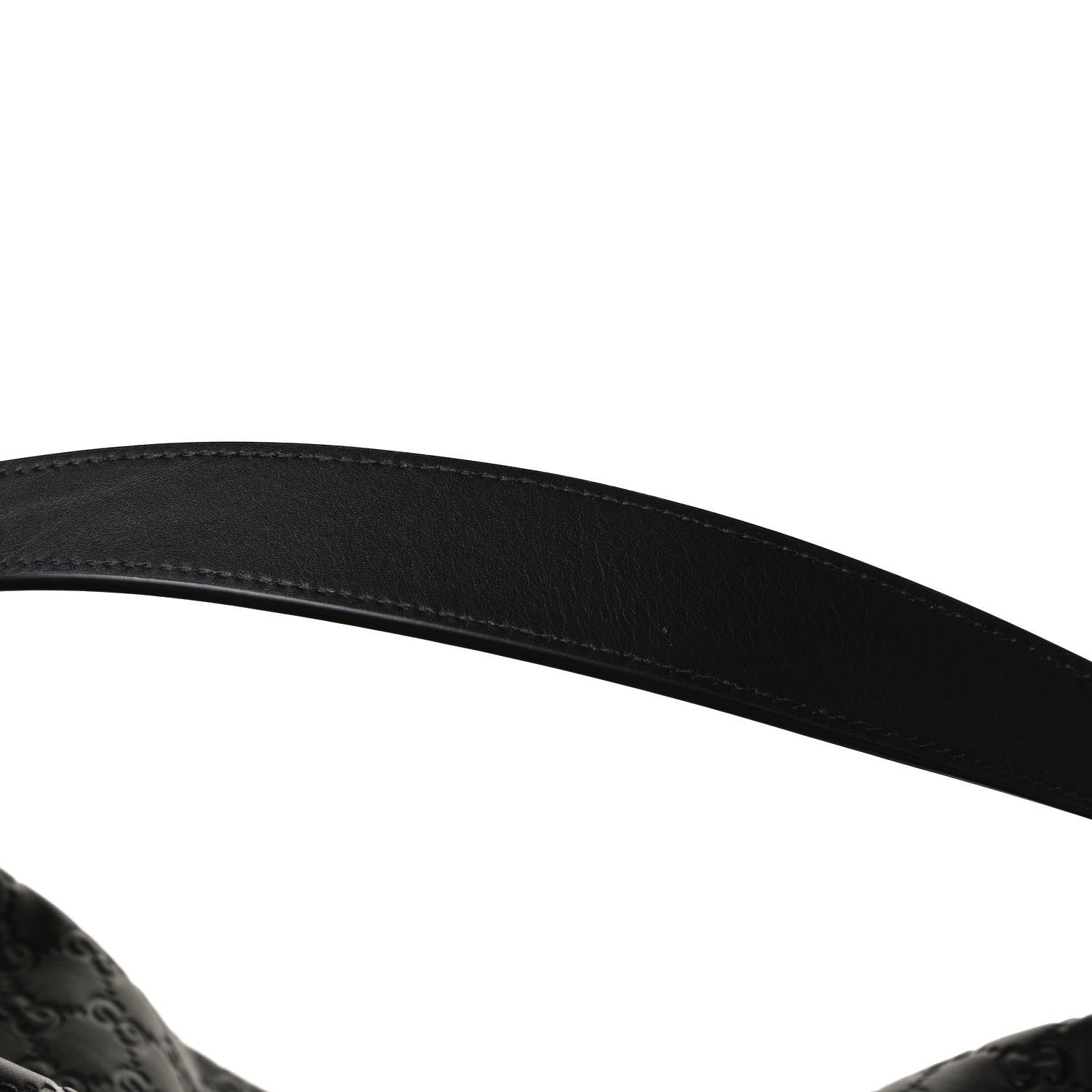 Gucci Guccissima Signature Large Linea A Hobo Black 12 of 13