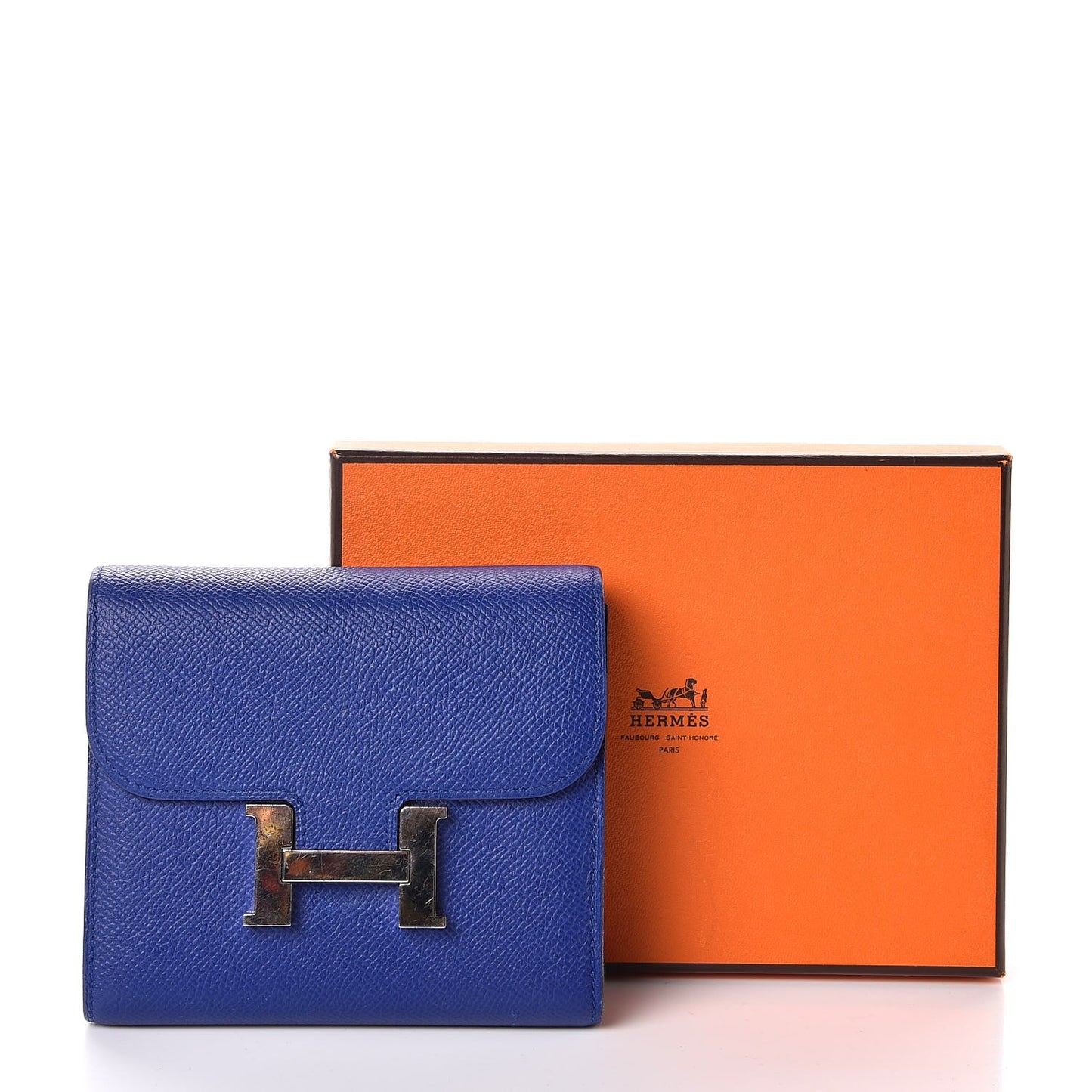 Epsom Constance Short Wallet Bleu Electrique