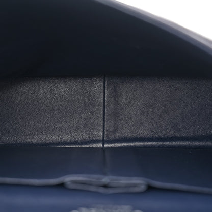 Chanel Caviar Quilted Maxi Double Flap Navy Blue 5 of 10