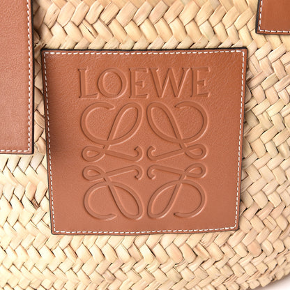 Loewe Raffia Basket Tote Bag Natural Tan 10 of 12